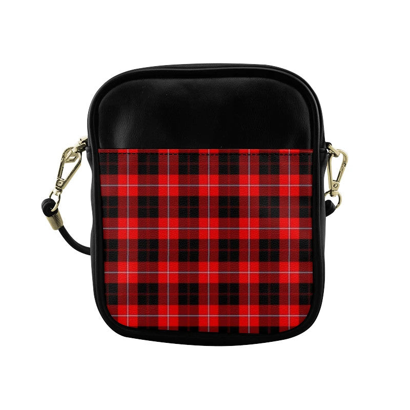 Cunningham Modern Tartan Plaid Sling Bag