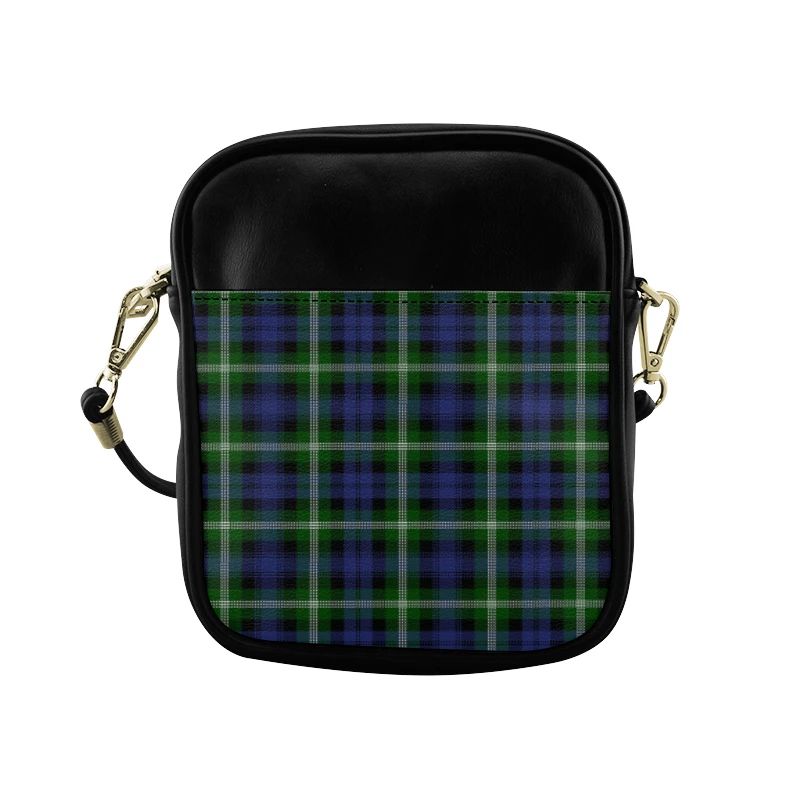 Baillie Modern Tartan Plaid Sling Bag