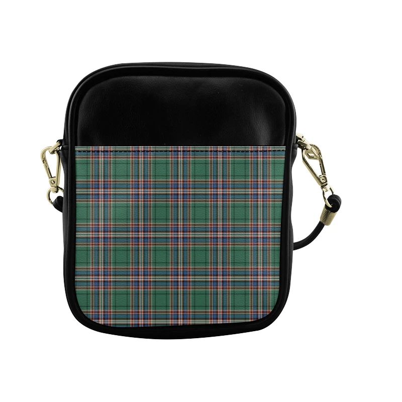 MacFarlane Hunting Ancient Tartan Plaid Sling Bag