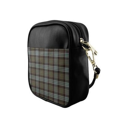 Stewart Old Weathered Tartan Plaid Sling Bag