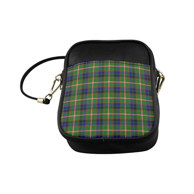 Reid Green Tartan Plaid Sling Bag