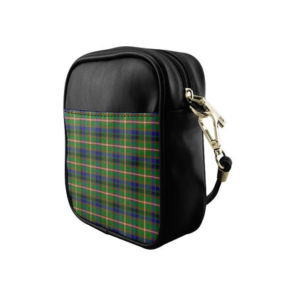 Reid Green Tartan Plaid Sling Bag