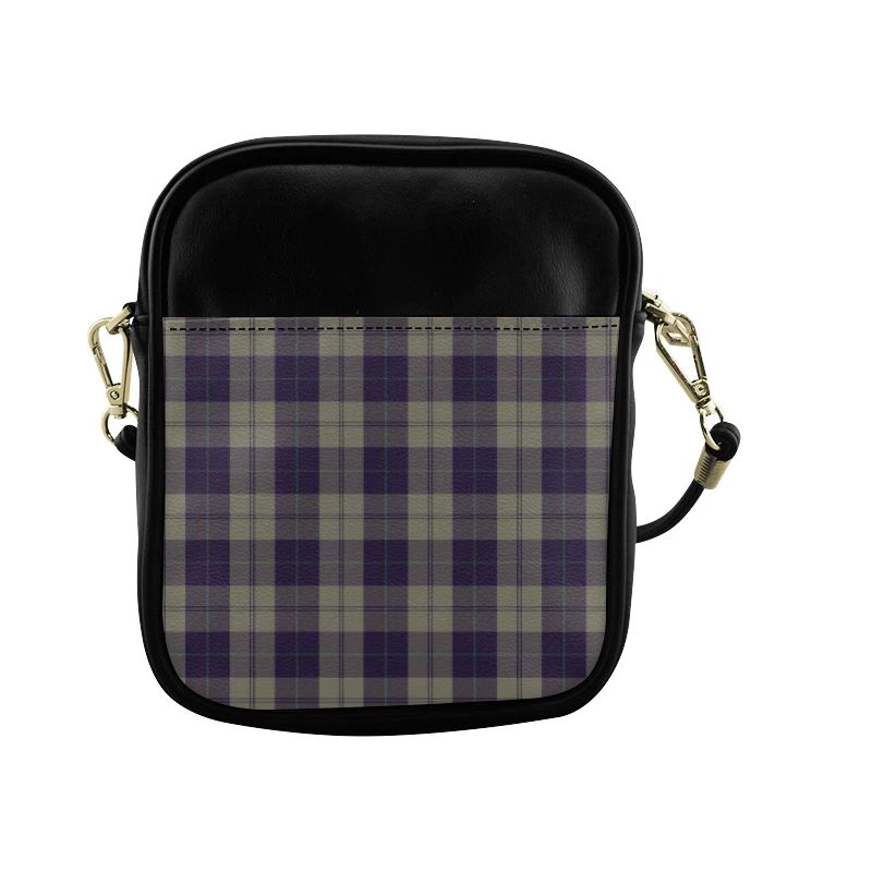 Cunningham Dress Blue Dancers Tartan Plaid Sling Bag