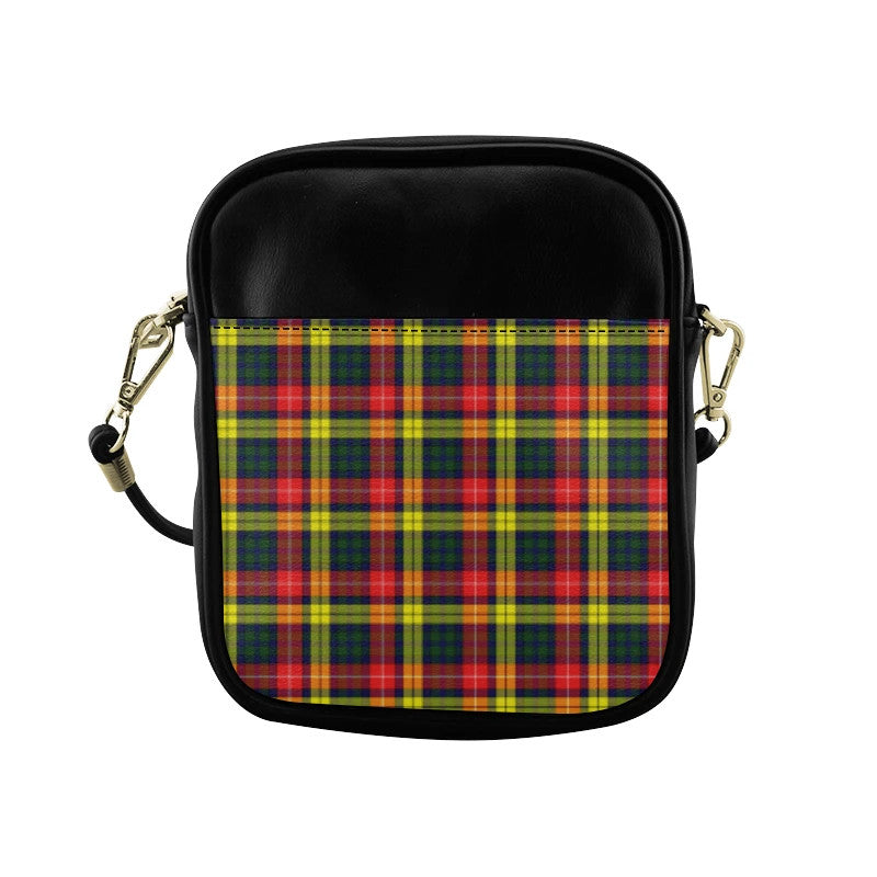 Buchanan Modern Tartan Plaid Sling Bag