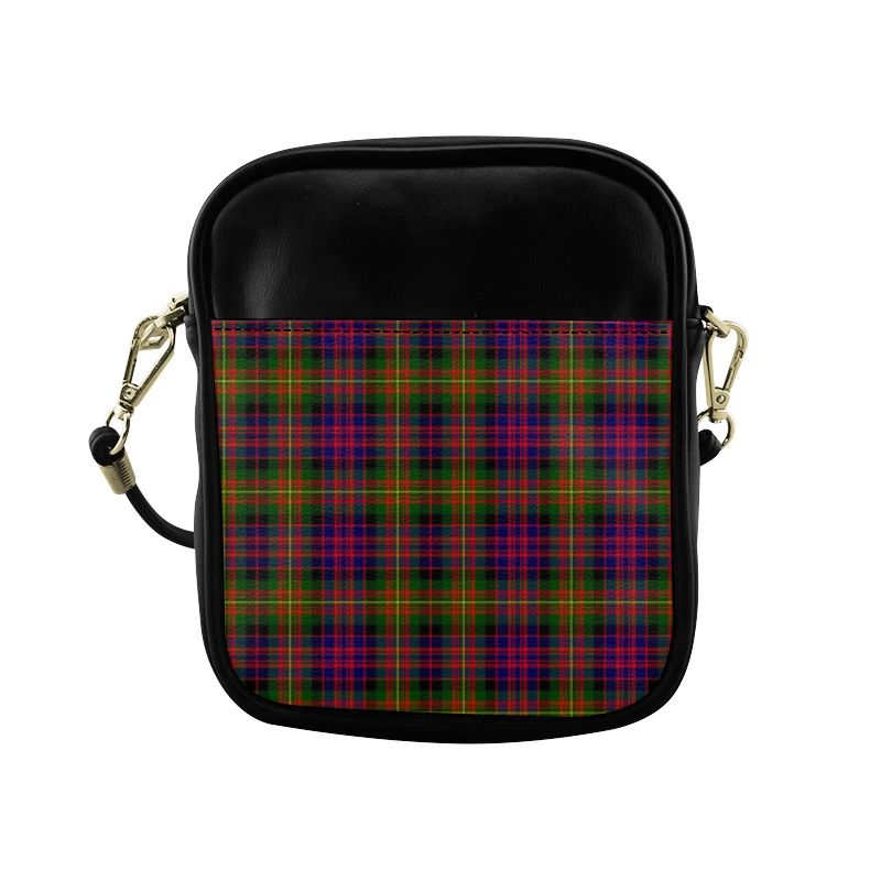 Carnegie Modern Tartan Plaid Sling Bag