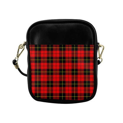 Wallace Hunting - Red Tartan Plaid Sling Bag