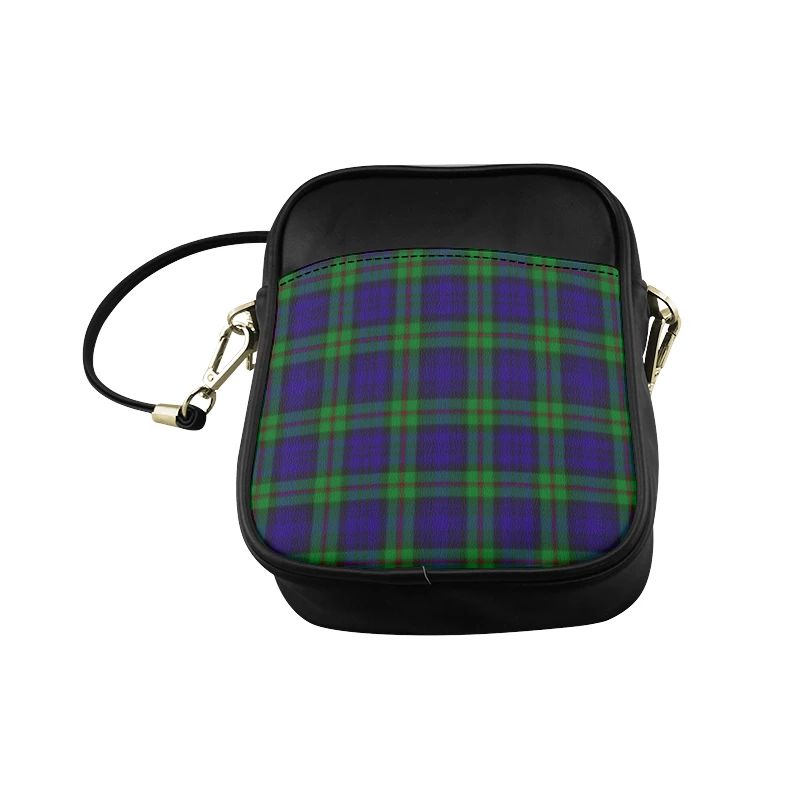 MacKinlay Modern Tartan Plaid Sling Bag