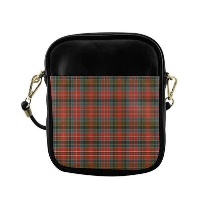 MacPherson Weathered Tartan Plaid Sling Bag