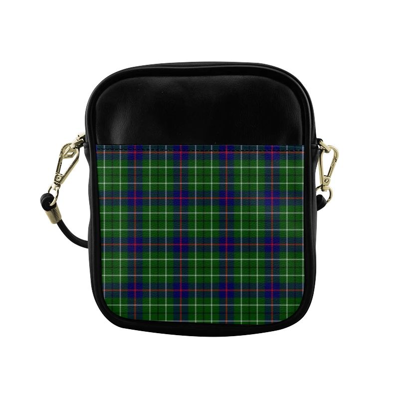 Duncan Modern Tartan Plaid Sling Bag