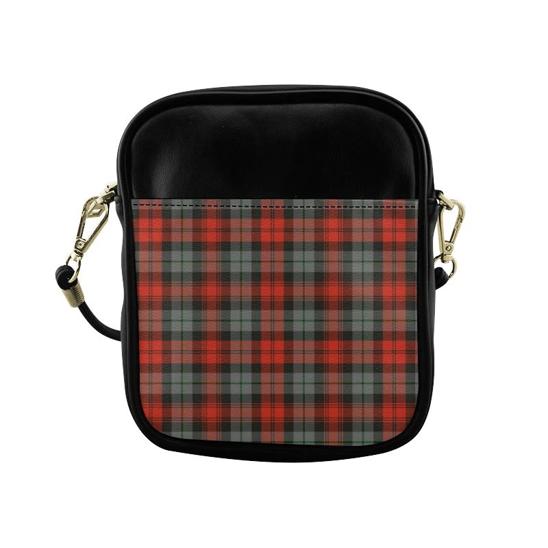 MacLachlan Weathered Tartan Plaid Sling Bag