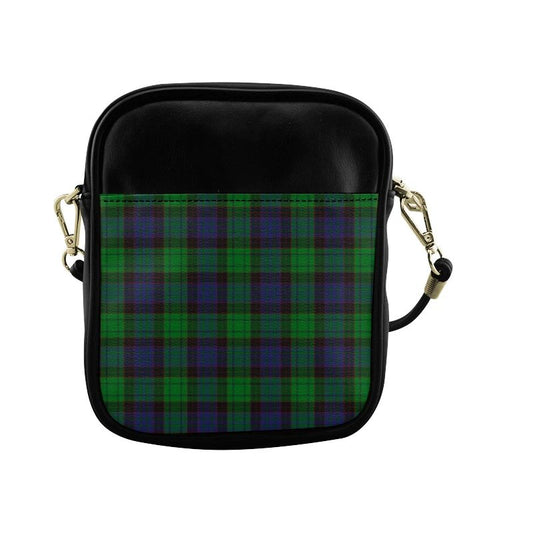 Stewart Old Modern Tartan Plaid Sling Bag