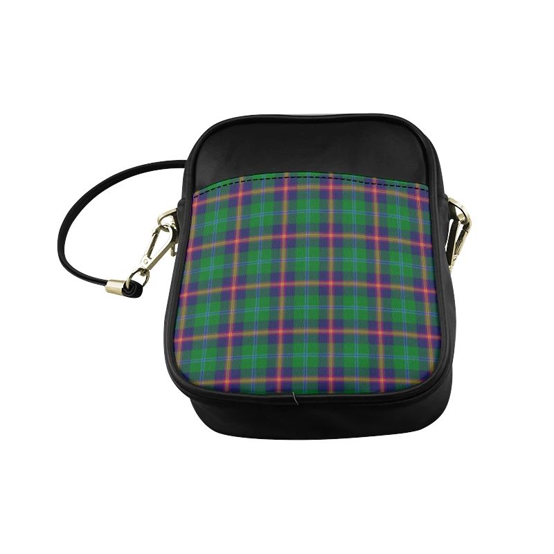 Young Modern Tartan Plaid Sling Bag