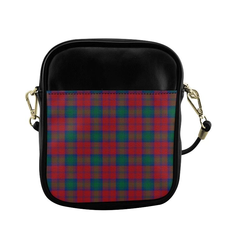 Lindsay Modern Tartan Plaid Sling Bag