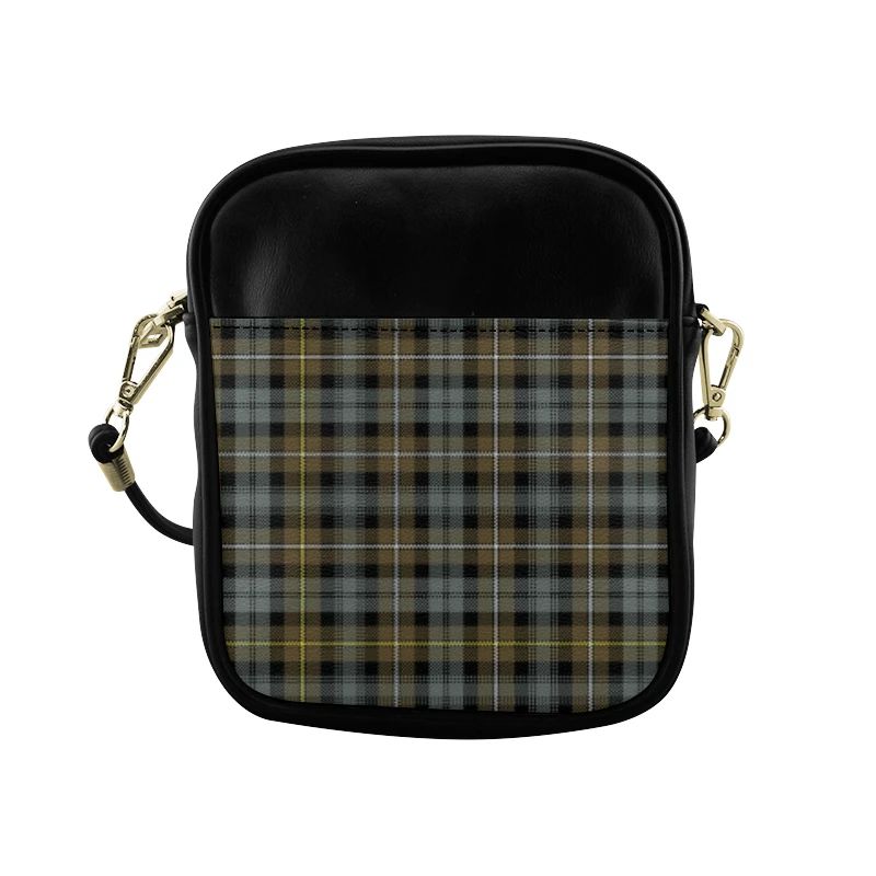 Campbell Argyll Weathered Tartan Plaid Sling Bag