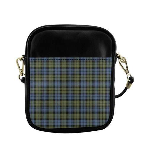 Campbell Faded Tartan Plaid Sling Bag