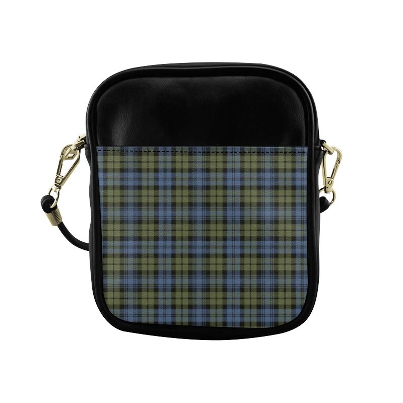Campbell Faded Tartan Plaid Sling Bag