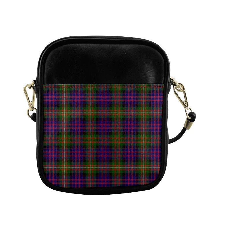 MacDonnell of Glengarry Modern Tartan Plaid Sling Bag
