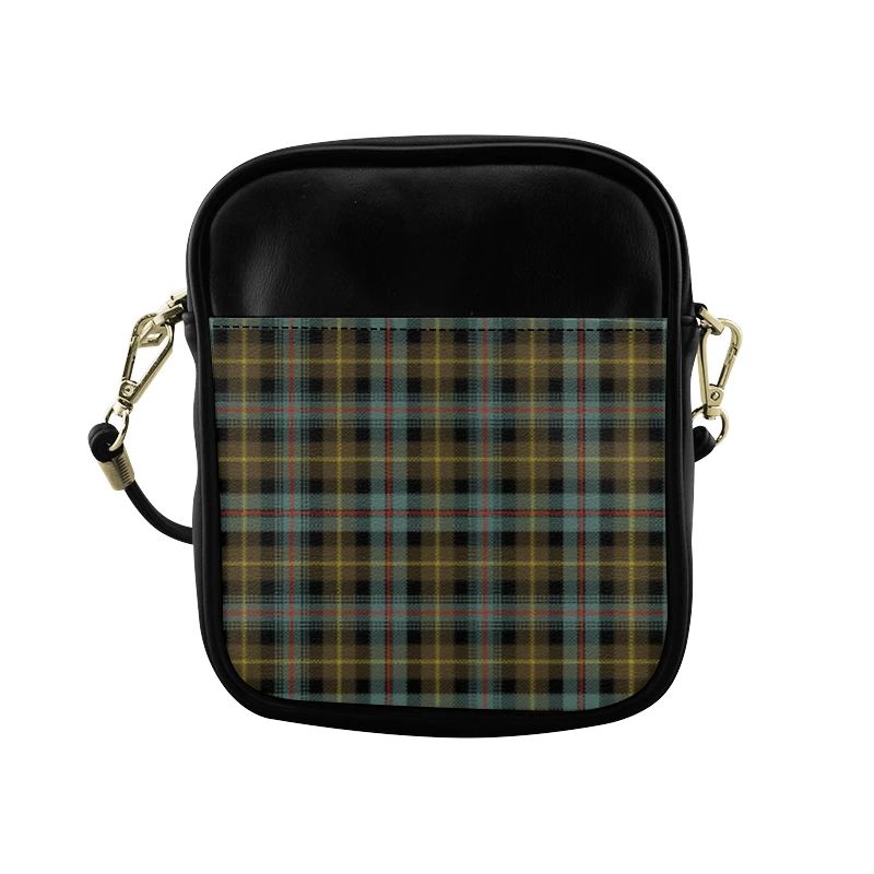 Farquharson Weathered Tartan Plaid Sling Bag