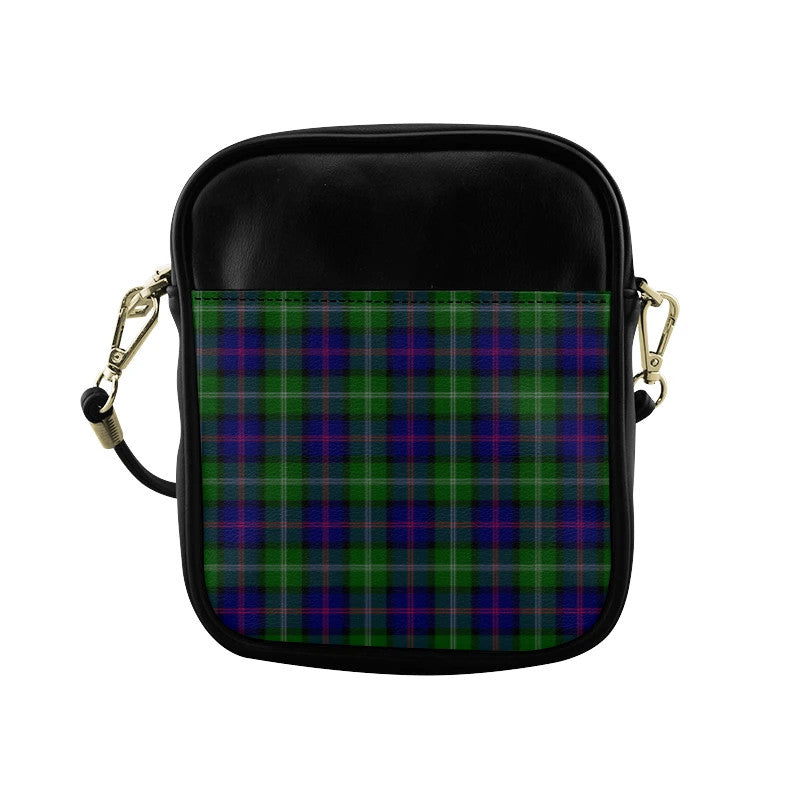 MacThomas Modern Tartan Plaid Sling Bag