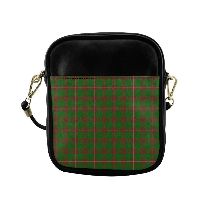 MacKinnon Hunting Modern Tartan Plaid Sling Bag