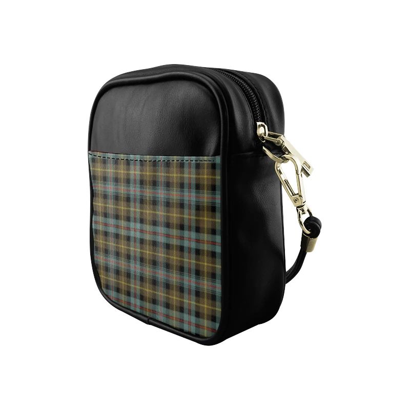 Farquharson Weathered Tartan Plaid Sling Bag