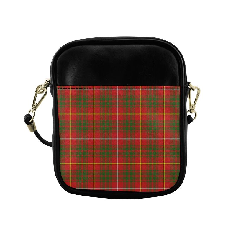 Bruce Modern Tartan Plaid Sling Bag