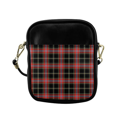 Norwegian Night Tartan Plaid Sling Bag