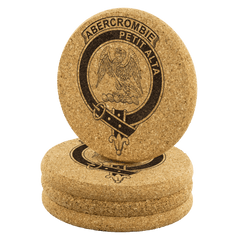 Abercrombie Tartan Round Cork Coaster