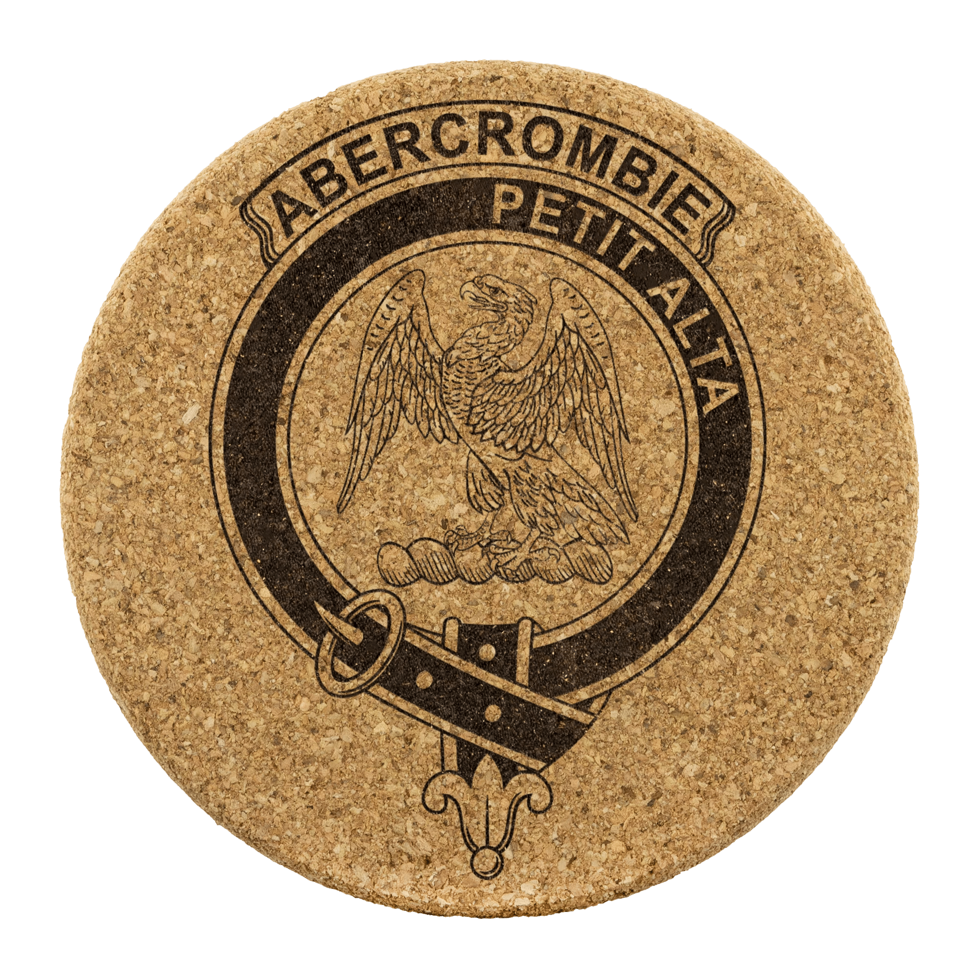 Abercrombie Tartan Round Cork Coaster