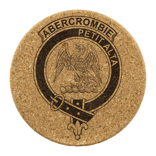 Abercrombie Tartan Round Cork Coaster