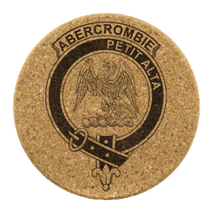 Abercrombie Tartan Round Cork Coaster