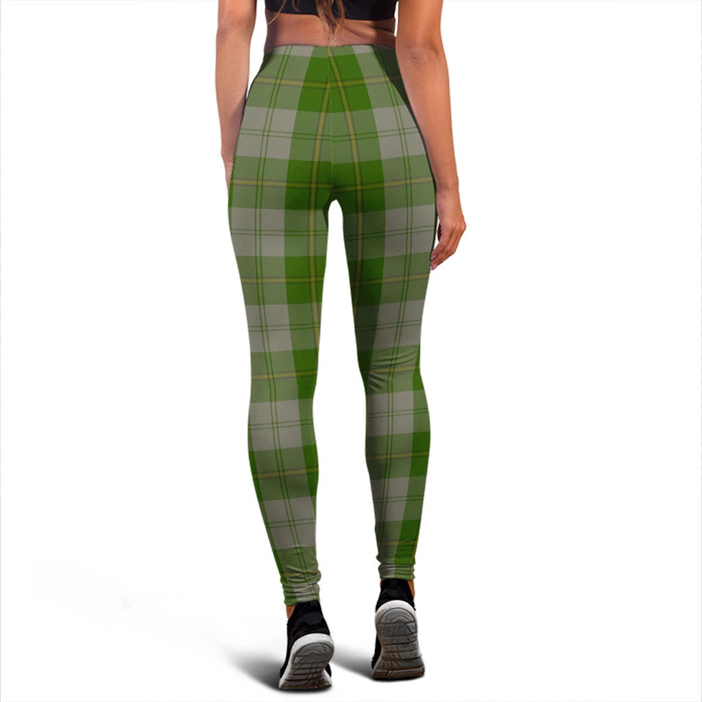 Cunningham Dress Green Dancers Tartan Plaid Legging