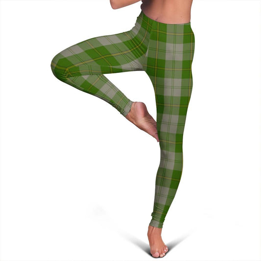 Cunningham Dress Green Dancers Tartan Plaid Legging