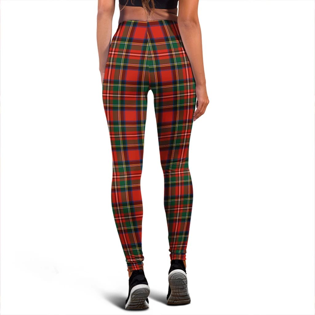 Stewart Royal Modern Tartan Plaid Legging