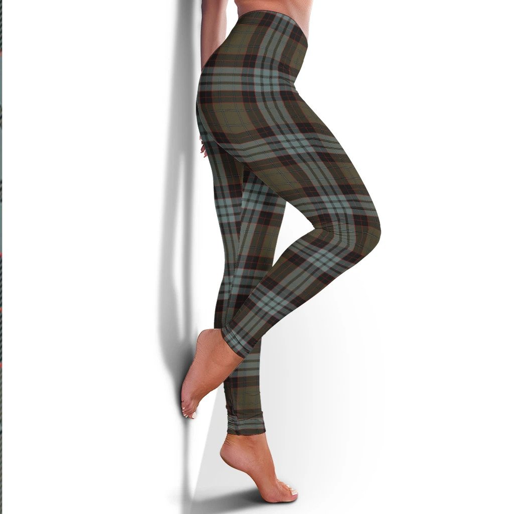 Stewart Old Weathered Tartan Plaid Legging