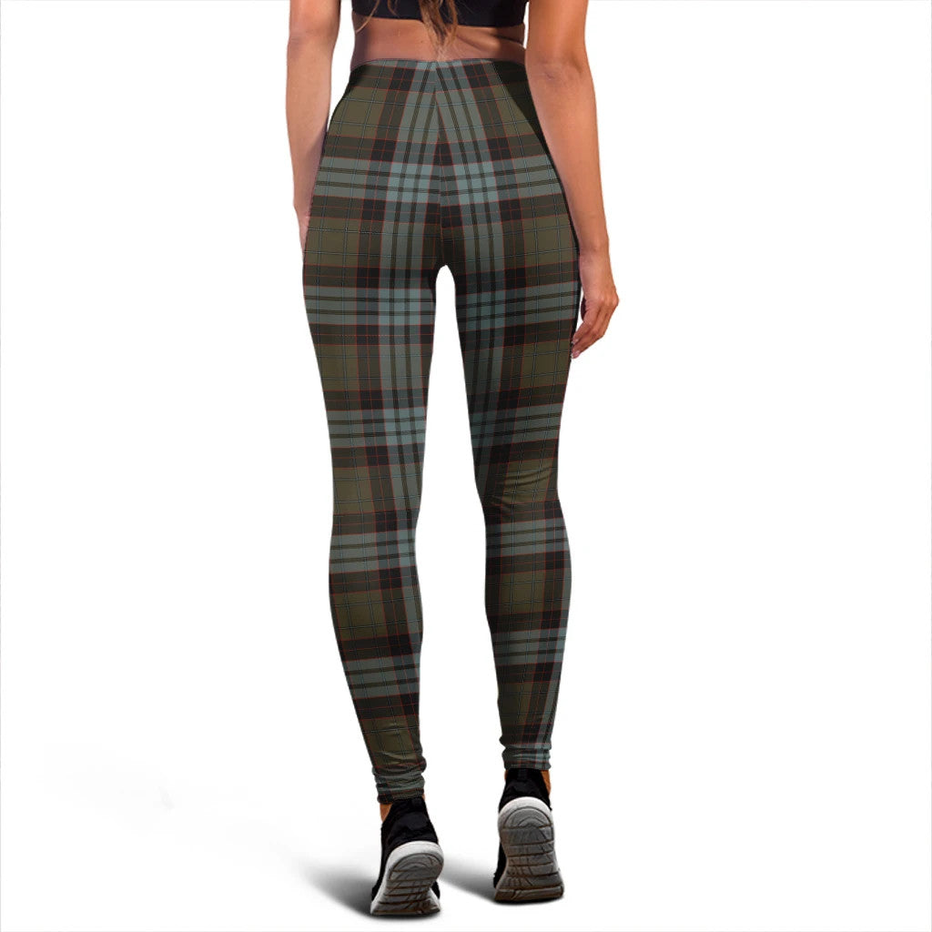 Stewart Old Weathered Tartan Plaid Legging