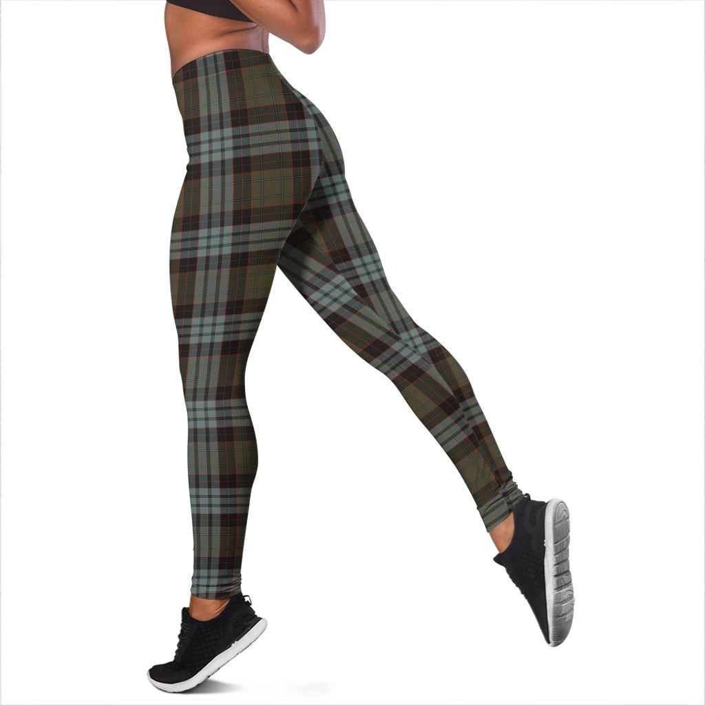 Stewart Old Weathered Tartan Plaid Legging