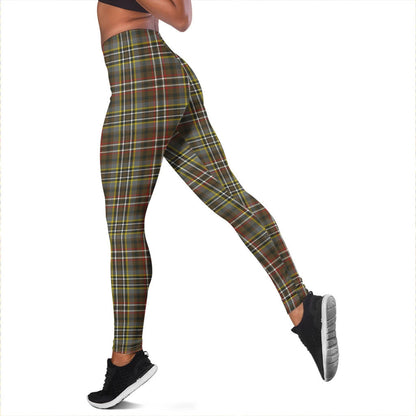 Scott Green Weathered Tartan Plaid Legging