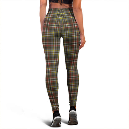 Scott Green Weathered Tartan Plaid Legging