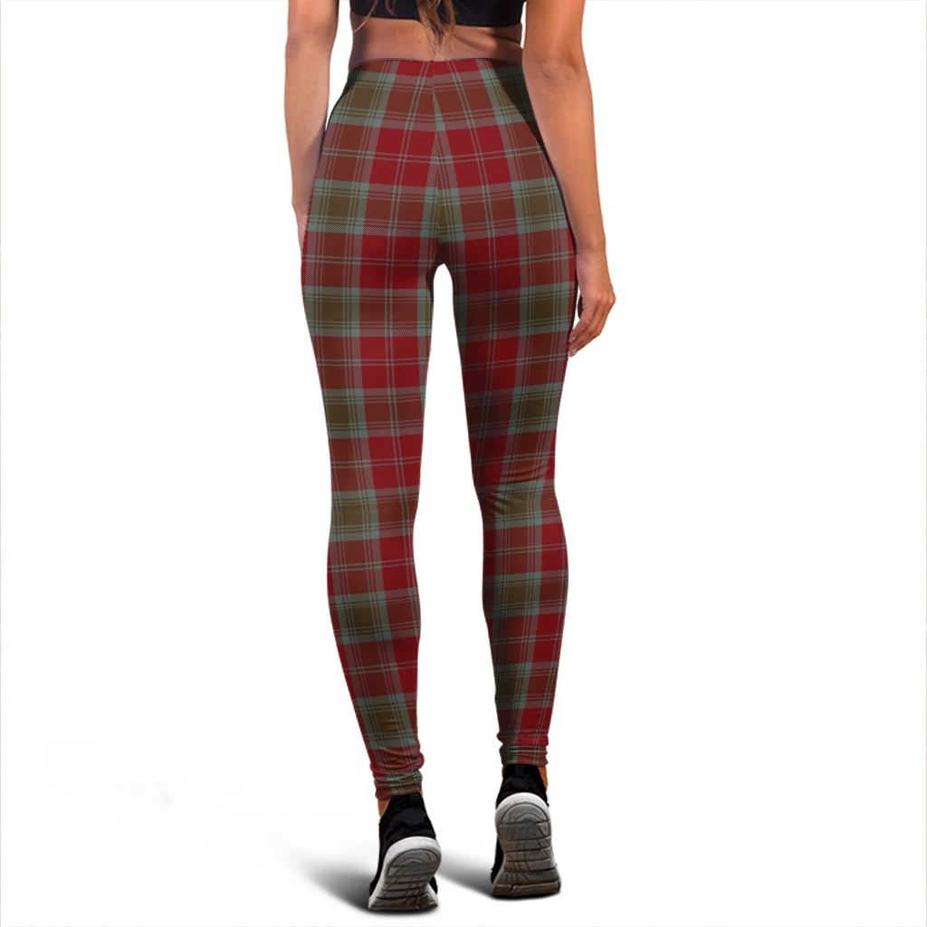 Lindsay Weathered Tartan Plaid Legging