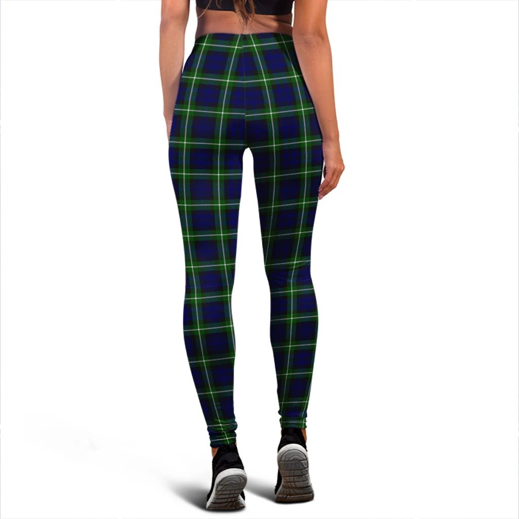 Lamont Modern Tartan Plaid Legging