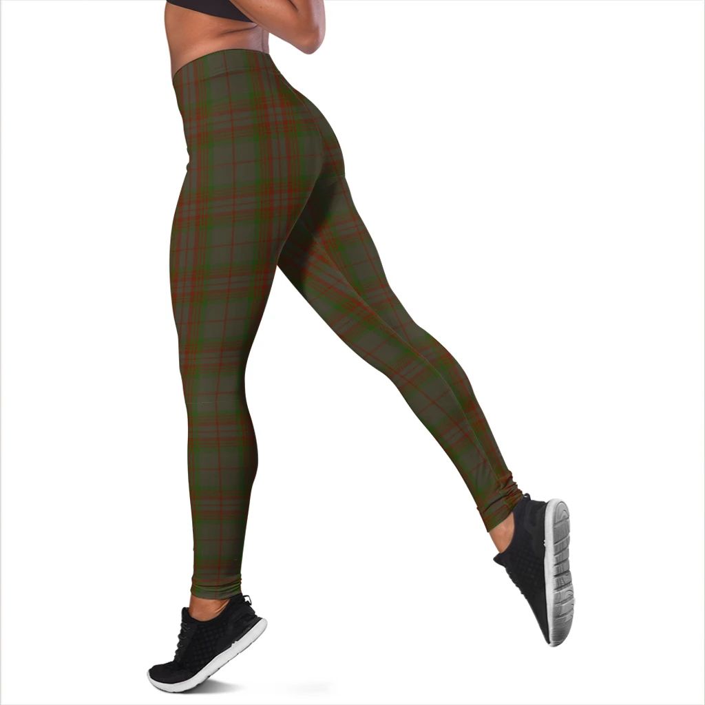 Gray Tartan Plaid Legging
