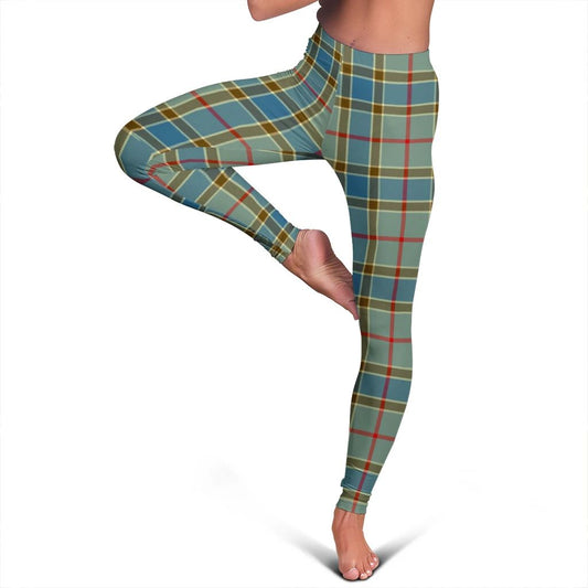 Balfour Blue Tartan Plaid Legging