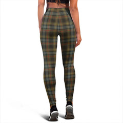 Stewart Hunting Weathered Tartan Plaid Legging