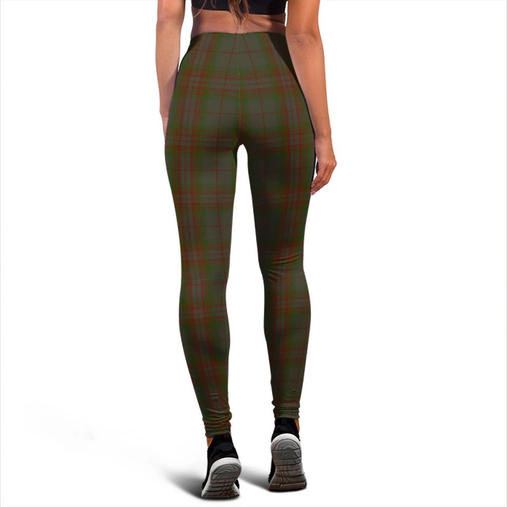 Gray Tartan Plaid Legging