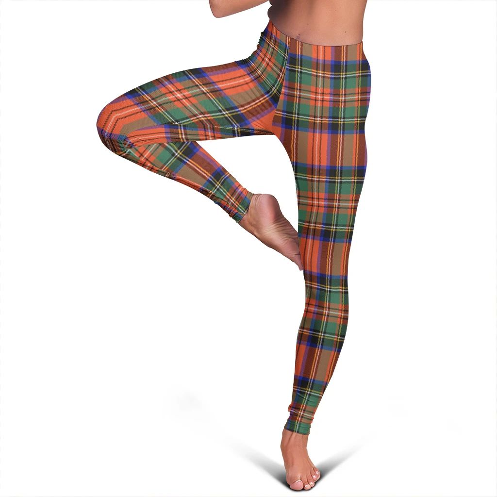 Stewart Royal Ancient Tartan Plaid Legging