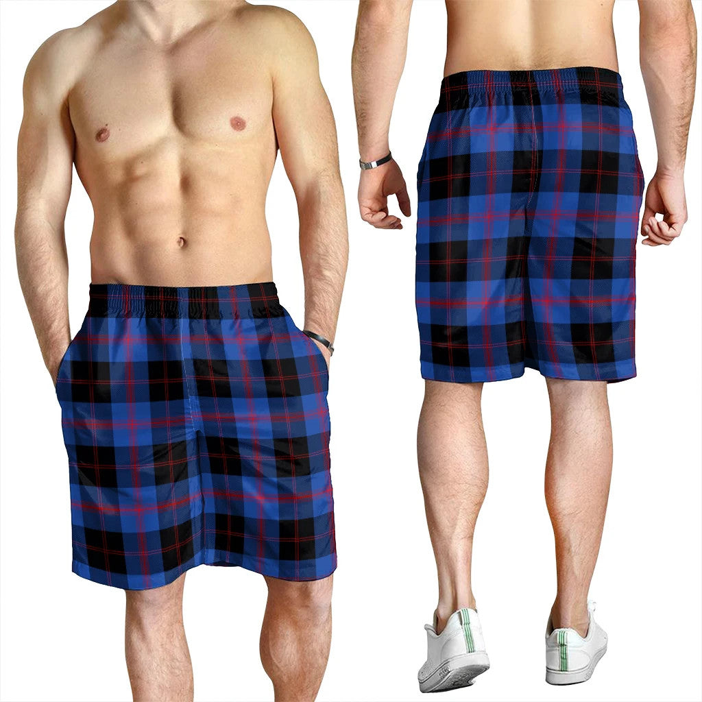 Angus Modern Tartan Plaid Men's Shorts