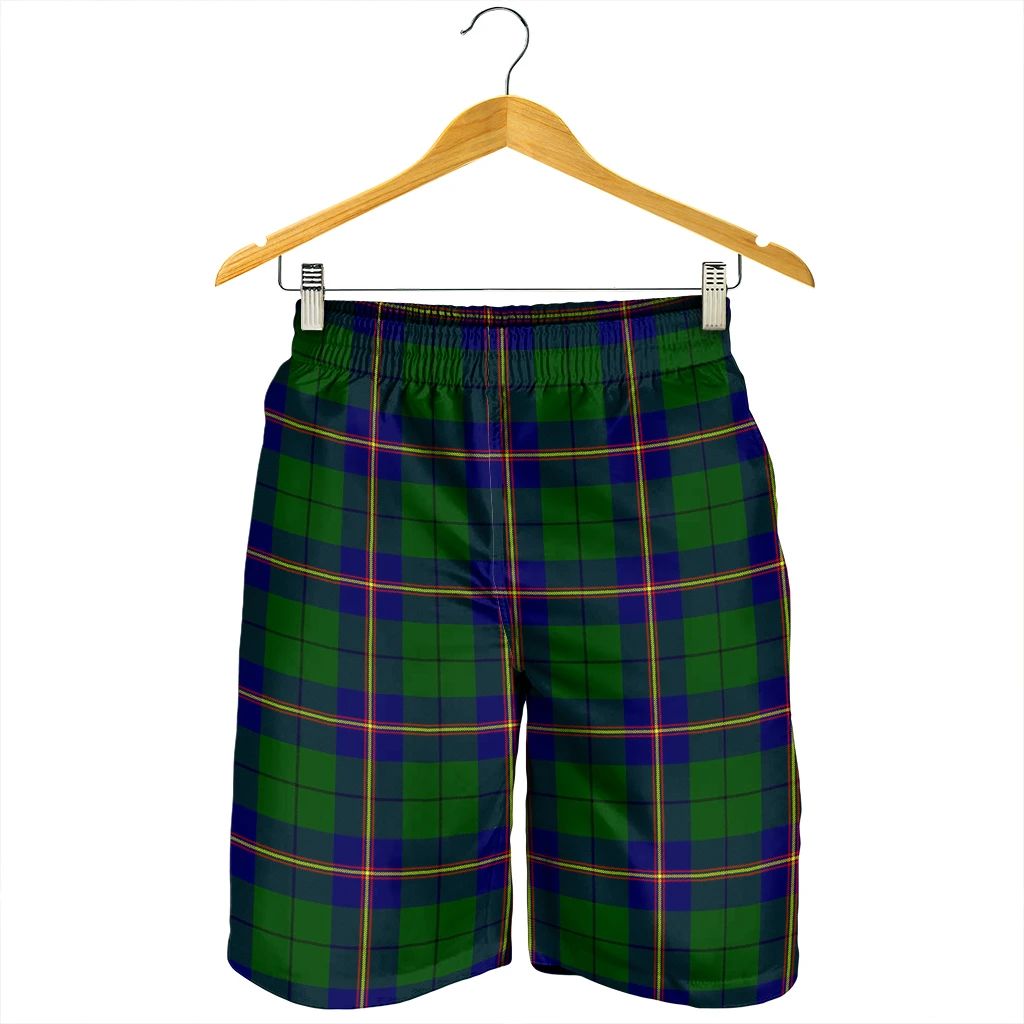 Carmichael Modern Tartan Plaid Men's Shorts