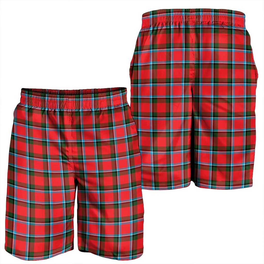 Sinclair Modern Tartan Plaid Men's Shorts