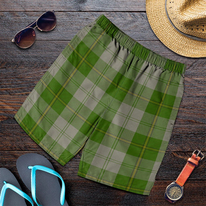 Cunningham Dress Green Dancers Tartan Plaid Men's Shorts